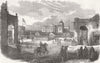 GUATEMALA. New-Plaza 1856 old antique vintage print picture