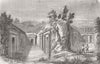 ITALY. Tombs, Canosa ;  1855 old antique vintage print picture