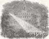 New York. Torchlight mtg of Know-Nothings  1855 old antique print picture