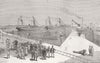 INDIA. Viceroy, Sassoon Dock, Mumbai 1875 old antique vintage print picture