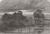 PARAGUAY. Triple Alliance war. guard House Humaita  1864 old antique print