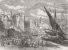 ALGERIA. Buildings destroyed for Blvd Imperatrice 1861 old antique print