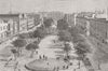 EGYPT. Square, Alexandria, chief rioting 1882 old antique print picture