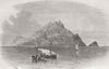 ITALY. Revolution, Sicily-Island of Maritimo, nr 1860 old antique print