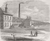 RUSSIA. Juravleff's Ropewalk, nr Ribinsk  1860 old antique print picture