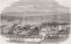 ITALY. Town & bay of Castellammare, nr Naples 1860 old antique print picture