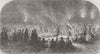EGYPT. Dance of Almees, their return to Timsah 1863 old antique print picture