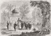 FRANCE. Touareg Chiefs, Gdns, Marseilles 1862 old antique print picture