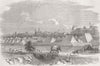 INDIA. Camp of Gov-General, Delhi 1864 old antique vintage print picture