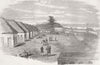 INDIA. Mutiny. Lahore Gate of Palace, Delhi 1857 old antique print picture