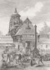 INDIA. Jagganath. temple 1857 old antique vintage print picture