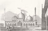 INDIA. Jama Masjid, or Gt Mosque of Delhi 1857 old antique print picture
