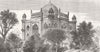 INDIA. Mutiny. Sudjer Jung’s Mausoleum, Delhi 1857 old antique print picture
