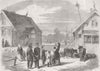 RUSSIA. Serfs, Goumnist village, Kostroma, Yaroslavl 1861 old antique print