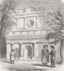 CHINA. Russian mission church, Beijing 1861 old antique vintage print picture