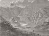 PAKISTAN. Ft of Kartsabrusha, Indus 1865 old antique vintage print picture