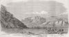 PAKISTAN. Ft of Rhotas, Punjab.  1849 old antique vintage print picture