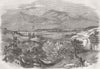 TURKEY. The Smyrna and Aidin Railway 1858 old antique vintage print picture