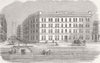 NETHERLANDS. Sailors’ home, Rotterdam 1858 old antique vintage print picture