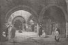 EGYPT. Coptic Church St George, Bellianeh 1882 old antique print picture
