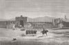 ITALY. Troops, gate of San Giovanni Laterano, Rome 1870 old antique print