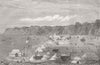 PAKISTAN. Gwader, Makran telegraph depot 1863 old antique print picture