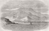 ITALY. Messina, from Calabria 1860 old antique vintage print picture
