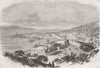 ITALY. Messina 1860 old antique vintage print picture