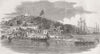 LIBERIA. President of. Return 1849 old antique vintage print picture