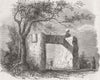 PACIFIC ISLANDS. Cromlech, Tonga-Taboo, 1 of 1860 old antique print picture