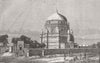 PAKISTAN. Rukn-e-Alam, Multan.  1863 old antique vintage print picture