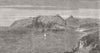 PAKISTAN. Gt Malan, coast of Makran 1863 old antique vintage print picture