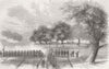 CHINA. Opium Wars. Taking of Sai-Lau, Canton River 1858 old antique print