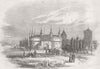 POLAND. Environs of Kraków-St Florian gate 1846 old antique print picture