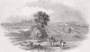 INDIA. Ludhiana, Sutlej 1846 old antique vintage print picture