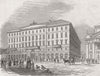 ITALY. Trieste-The hotel 1846 old antique vintage print picture