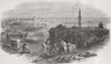 EGYPT. Foreign corn ports, Alexandria 1846 old antique vintage print picture