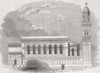 EGYPT. St Mark’s Church, Alexandria 1846 old antique vintage print picture