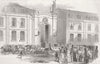 PARIS. King Louis Philippe state carriage(Normanby) 1846 old antique print