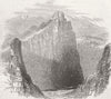 INDIA. Ft of Kote Kangra, from top South End Rampart 1846 old antique print