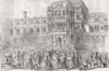 TUILERIES. Attempt to kill King Louis Philippe 1846 old antique print picture