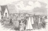 FRANCE. Camp, Helfaut, St Omer 1853 old antique vintage print picture