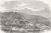 SOUTH AFRICA. Xhosa War. King William’s town 1853 old antique print picture