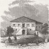 OROPOS. kidnapping. House, where Englishmen were kept 1870 old antique print