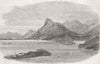 CROATIA. Gravosa, Dalmatia. Harbour  1870 old antique vintage print picture