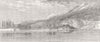 GEORGIA. Souchoum-Kaleh Abkhazia, Turkish Army HQ.  1855 old antique print