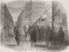 FRANCE. Tree of Liberty, cut down, Paris 1850 old antique print picture