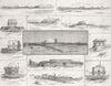 SUDAN. Suakim defences, anti-Mahdi operations base 1885 old antique print