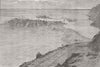 PERU. Town & Harbour of Iquique  1879 old antique vintage print picture
