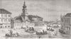 BUILDINGS. The Town Hall 1879 old antique vintage print picture